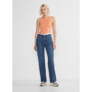 TNA HOMESTRETCH™ CREW TANK in Sunny Apricot Size Small